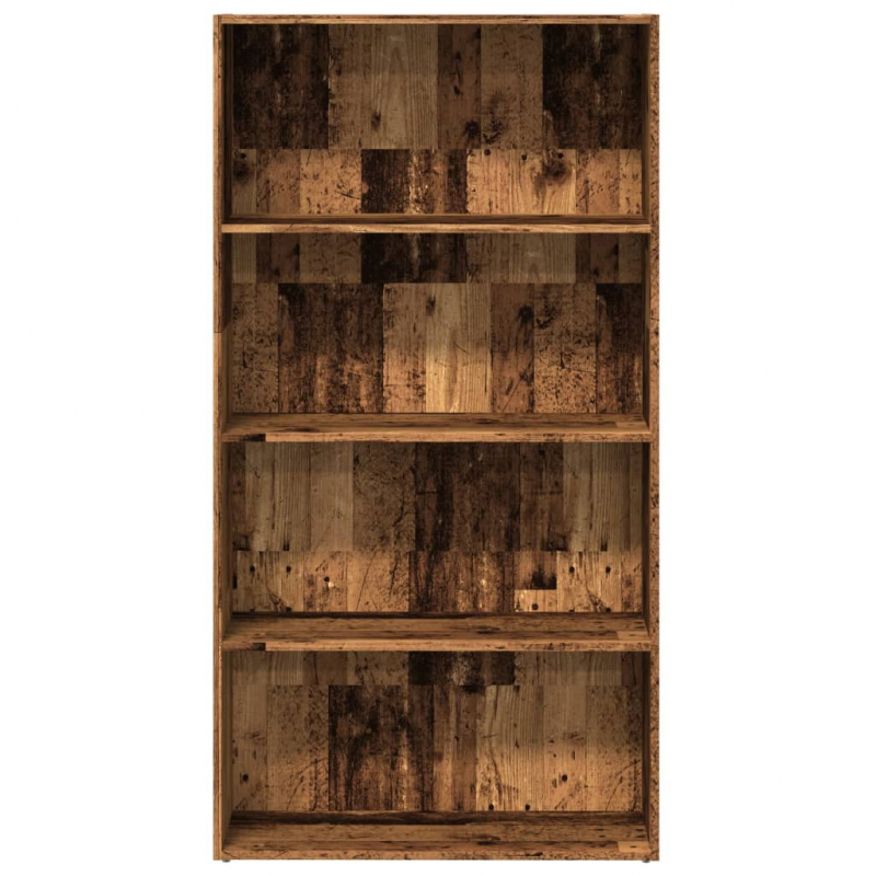 Bücherregal Altholz-Optik 80x30x152 cm Holzwerkstoff