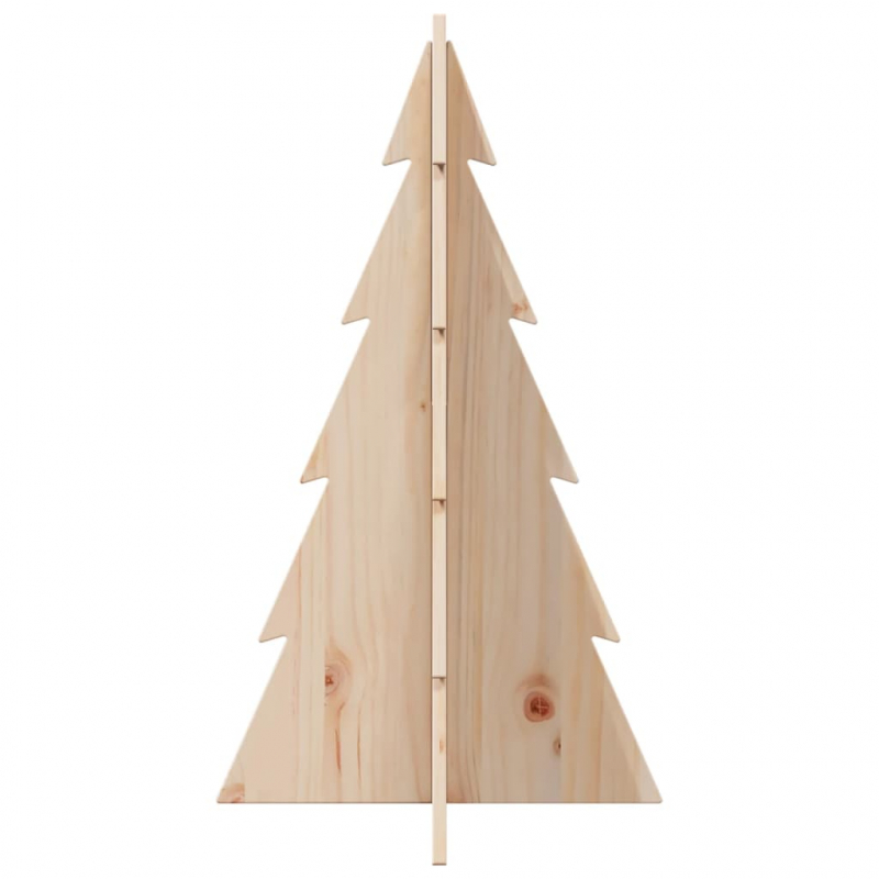 Weihnachtsbaum Holz zum Schmücken 80 cm Massivholz Kiefer