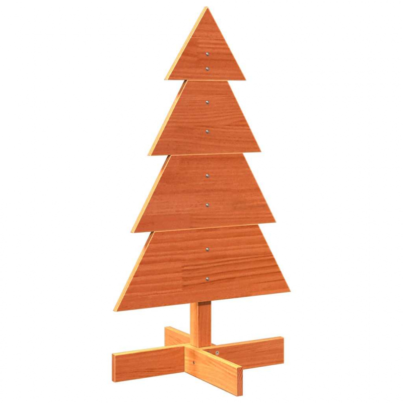 Weihnachtsbaum Holz zum Schmücken 80 cm Massivholz Kiefer