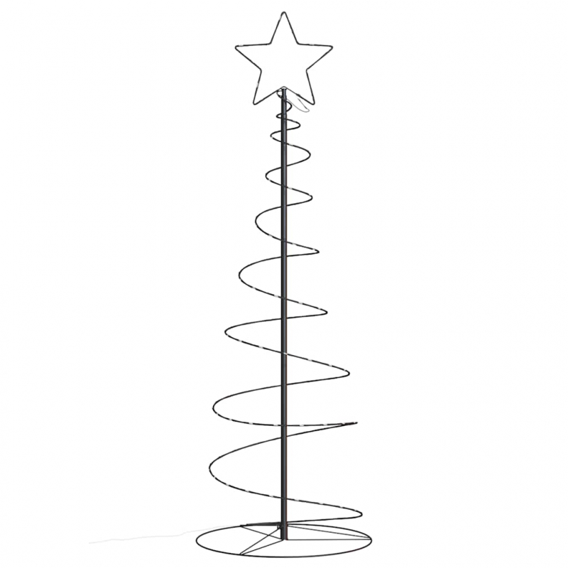 Weihnachtsbaum Kegelform 100 LEDs Warmweiß 150 cm