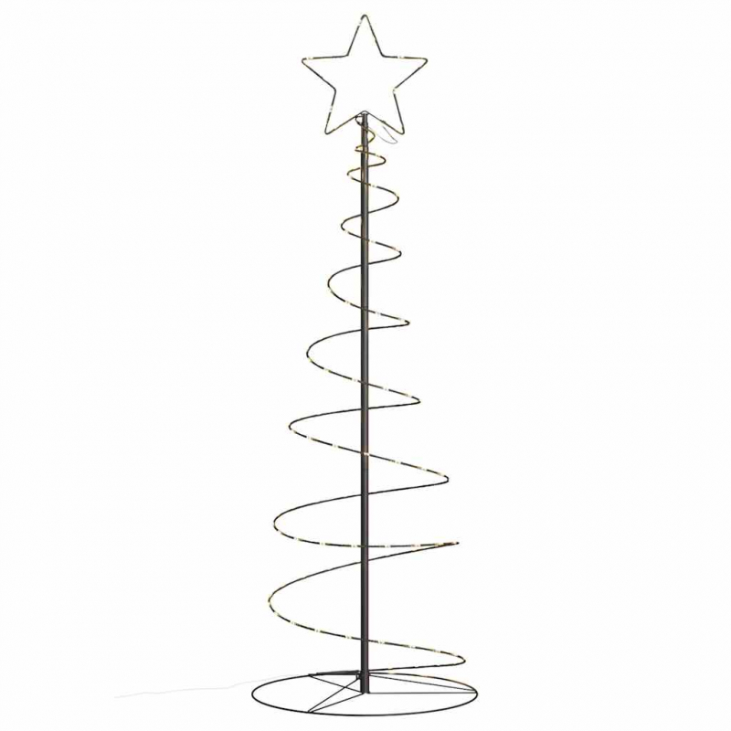 Weihnachtsbaum Kegelform 100 LEDs Warmweiß 150 cm