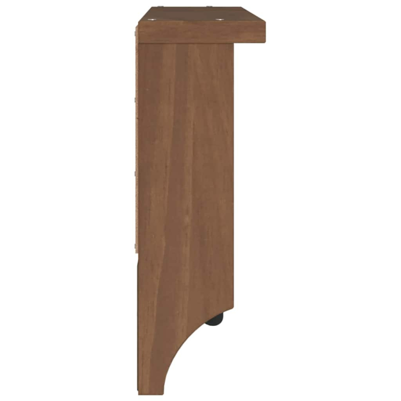 Wandgarderobe SANDNES 45x12x35 cm Massivholz Kiefer