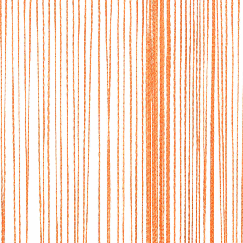 Fadenvorhänge 2 Stk. Orange 100x250 cm