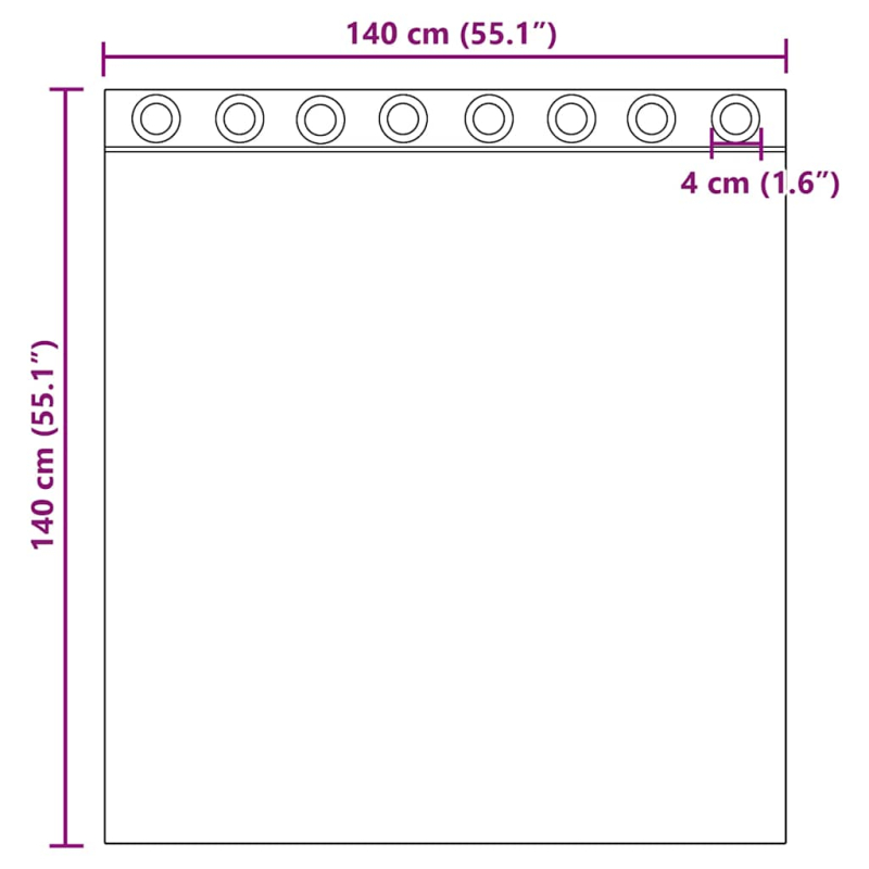 Voile Vorhänge mit Ösen 2 Stk. Gelb