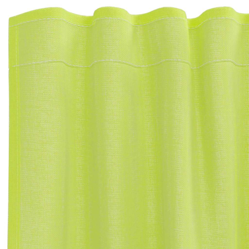 Voile Vorhänge mit Lasche 2 Stk. Apfelgrün