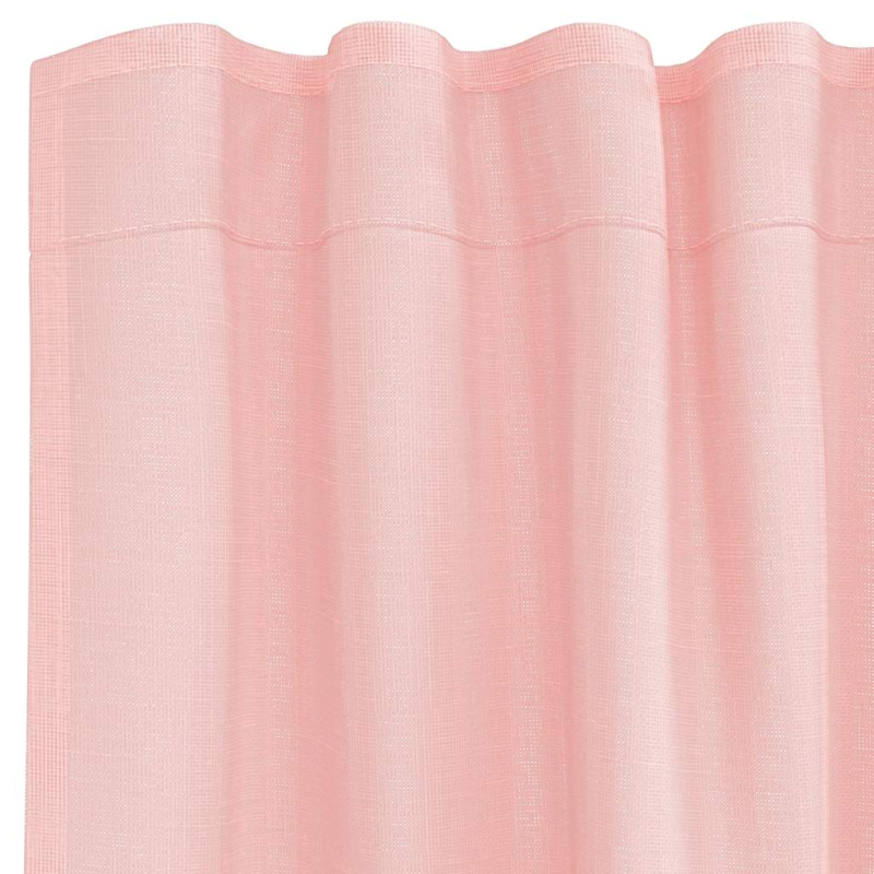 Voile Vorhänge mit Schlaufen 2 Stk. Rosa 140x260 cm