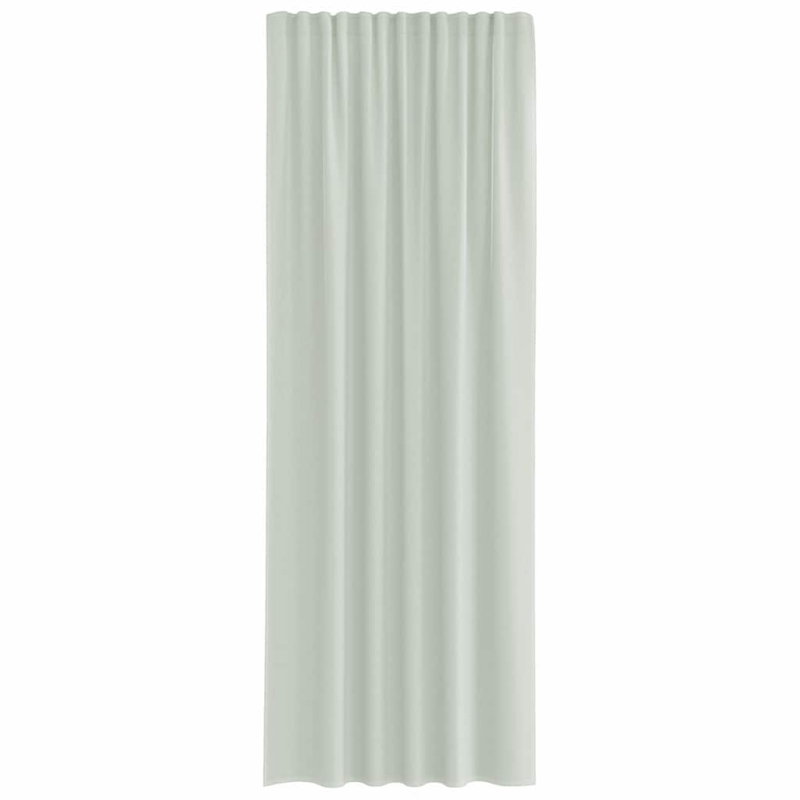 Voile Vorhänge mit Schlaufen 2 Stk. Hellgrau 140x260 cm