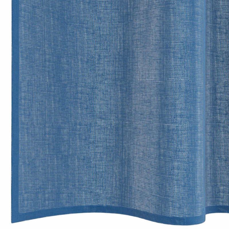 Voile Vorhänge mit Schlaufen 2 Stk. Königsblau 140x245 cm