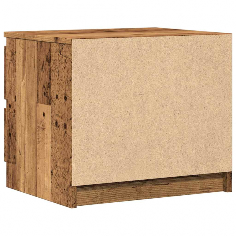 Nachttisch Altholz-Optik 50x40x43,5 cm Holzwerkstoff