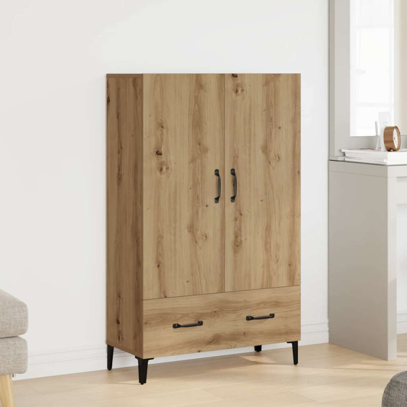 Highboard Artisan-Eiche 70x31x115 cm Holzwerkstoff