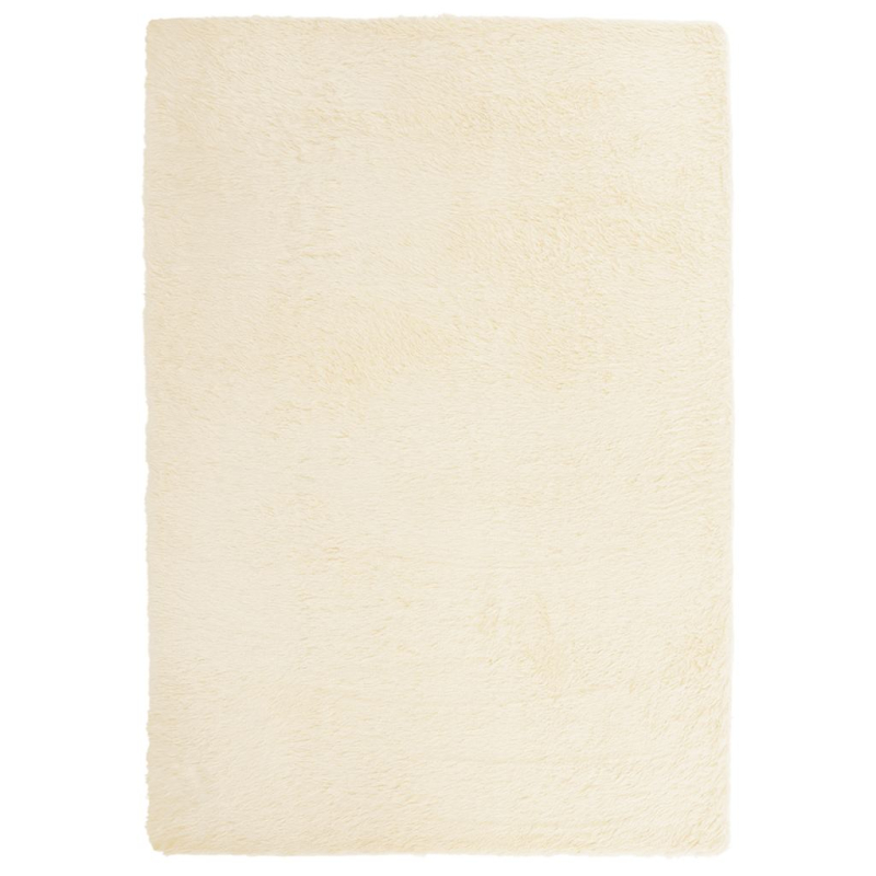 Teppich Shaggy Hochflor NAVARRA Creme 120x170 cm Polyester