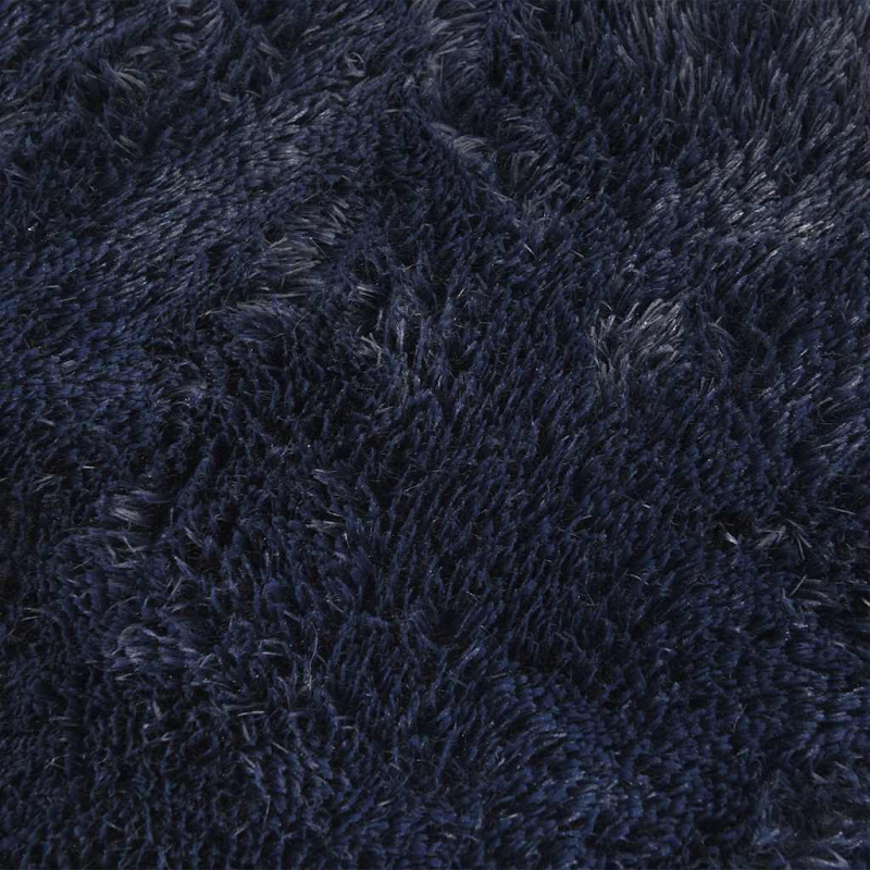 Teppich Shaggy Hochflor NAVARRA Marineblau 130x200 cm Polyester