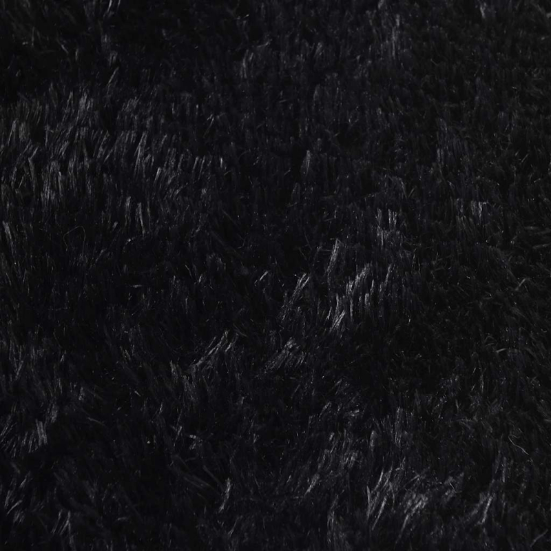 Teppich Shaggy Hochflor NAVARRA Schwarz 300x200 cm Polyester