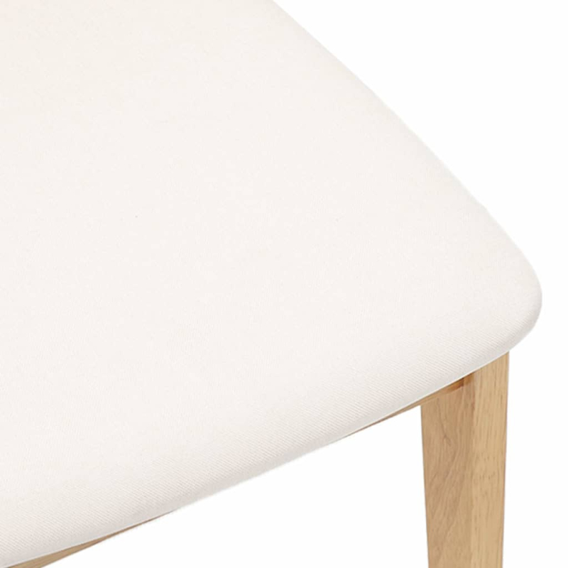 Esszimmerstühle mit Kissen 2 Stk. Massivholz Gummibaum