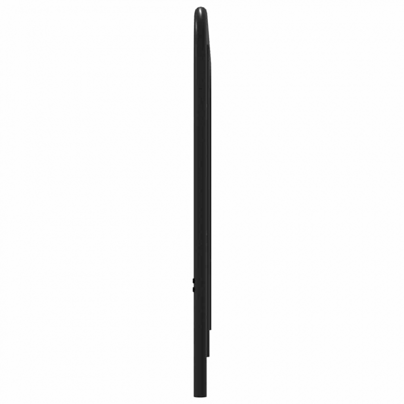 Kopfteil Räuchereiche 180 cm Stahl und Holzwerkstoff