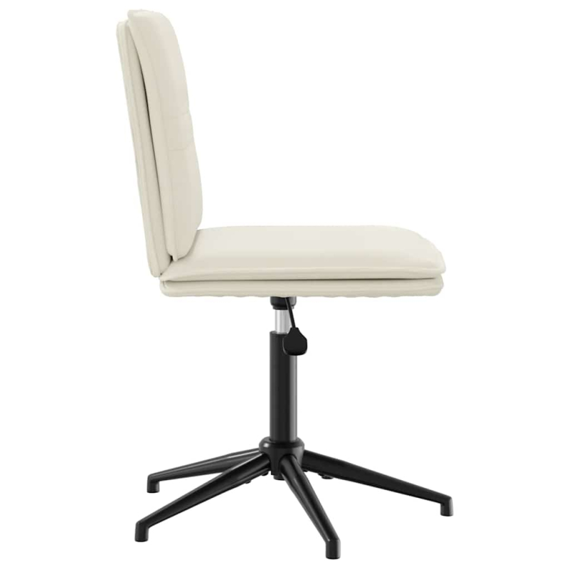 Esszimmerstühle 2 Stk. Creme Samt