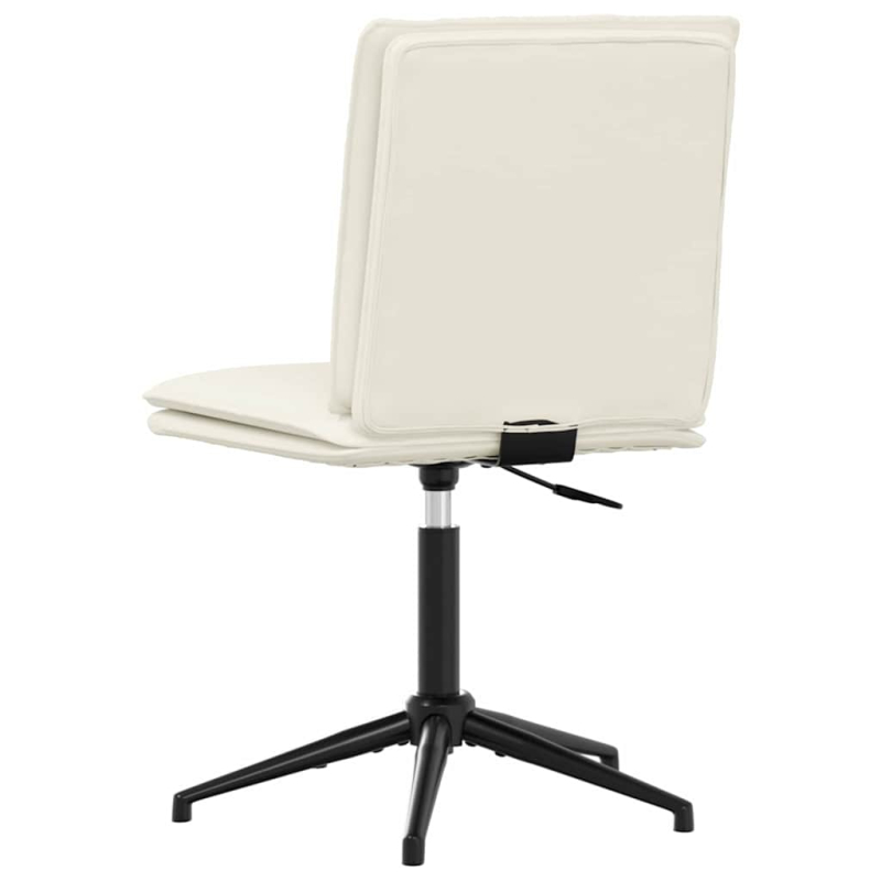 Esszimmerstühle 2 Stk. Creme Samt