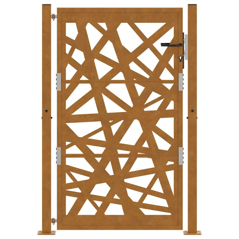 Gartentor 105x155 cm Wetterfester Stahl Lichtdesign