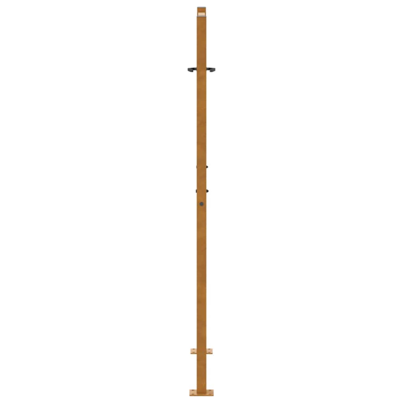 Gartentor 105x155 cm Wetterfester Stahl Lichtdesign
