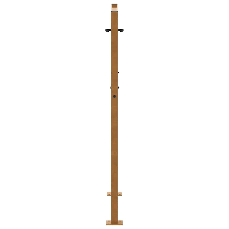 Gartentor 105x130 cm Wetterfester Stahl Spurendesign