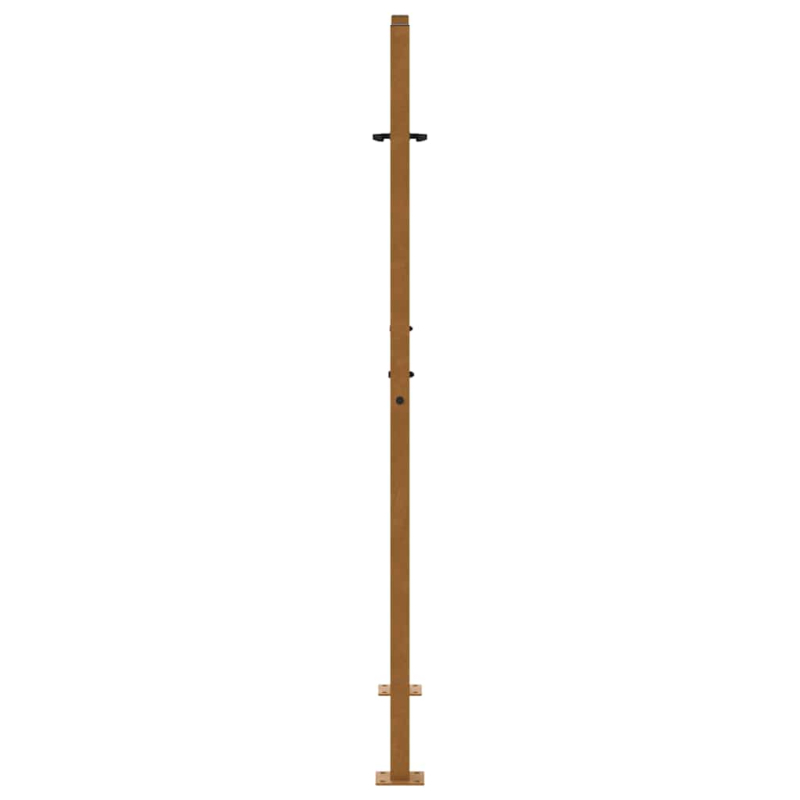 Gartentor 105x155 cm Wetterfester Stahl Flammen-Design
