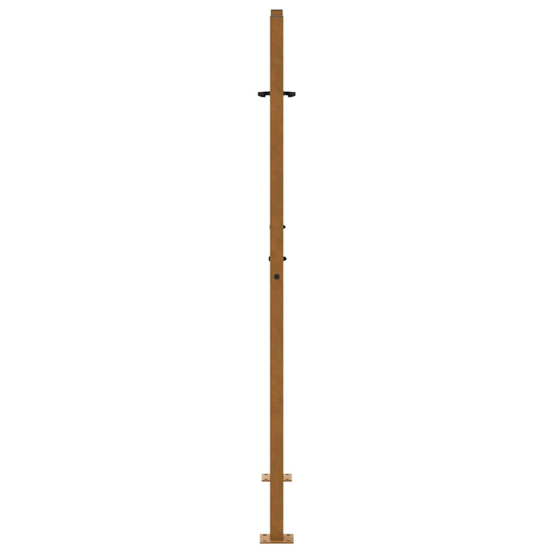 Gartentor 105x155 cm Wetterfester Stahl Kreuz-Design