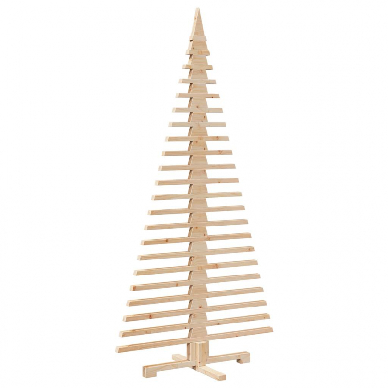 Weihnachtsbaum Holz zum Schmücken 180 cm Massivholz Kiefer
