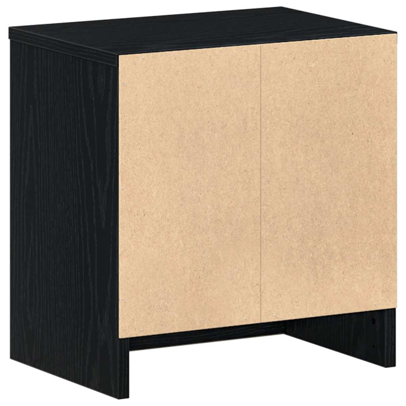 Nachttisch mit Schublade Schwarz 39x28x41 cm