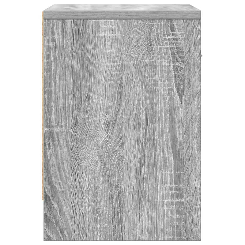 Nachttisch mit Schublade Grau Sonoma 39x28x41 cm