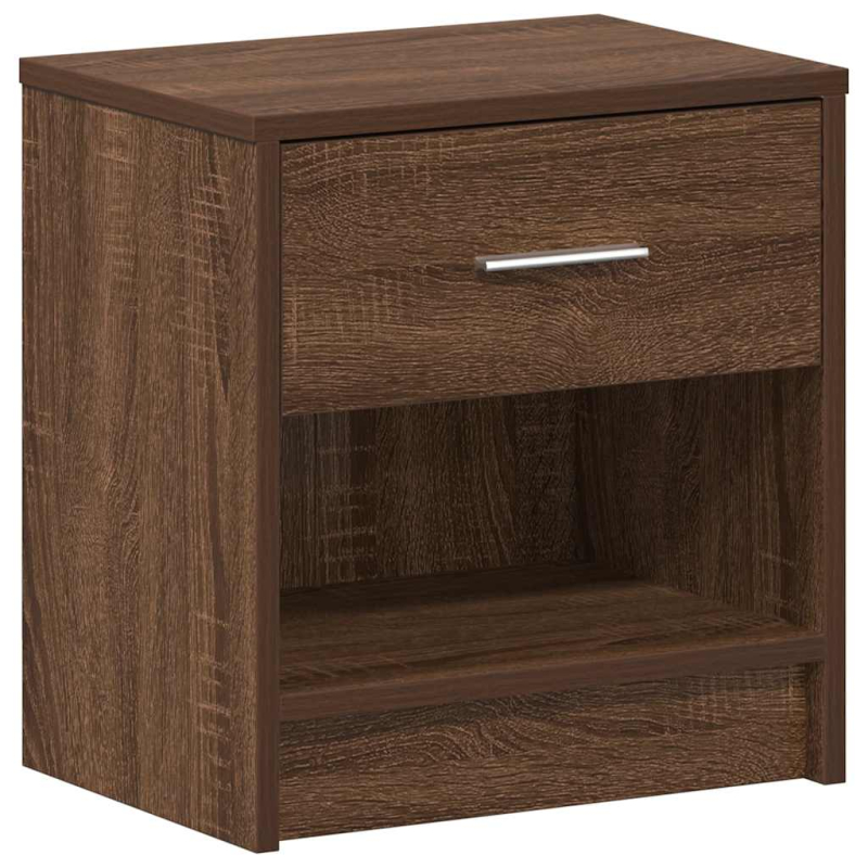 Nachttisch mit Schublade Eichen-Optik 39x28x41 cm