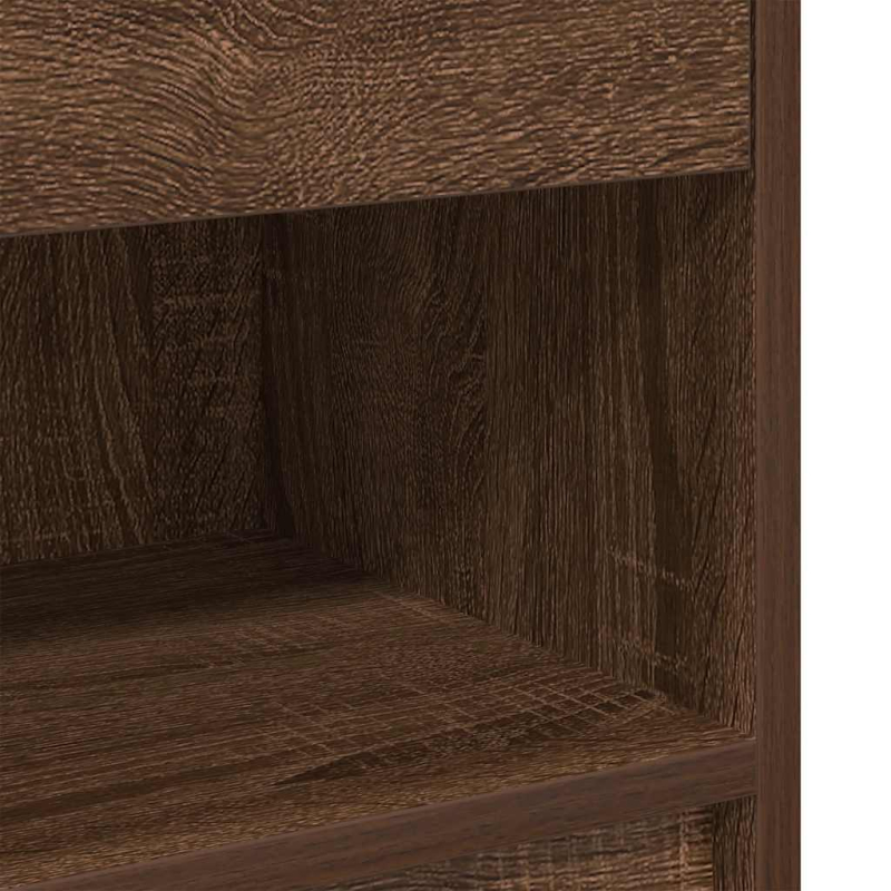 Nachttisch mit Schublade Eichen-Optik 39x28x41 cm