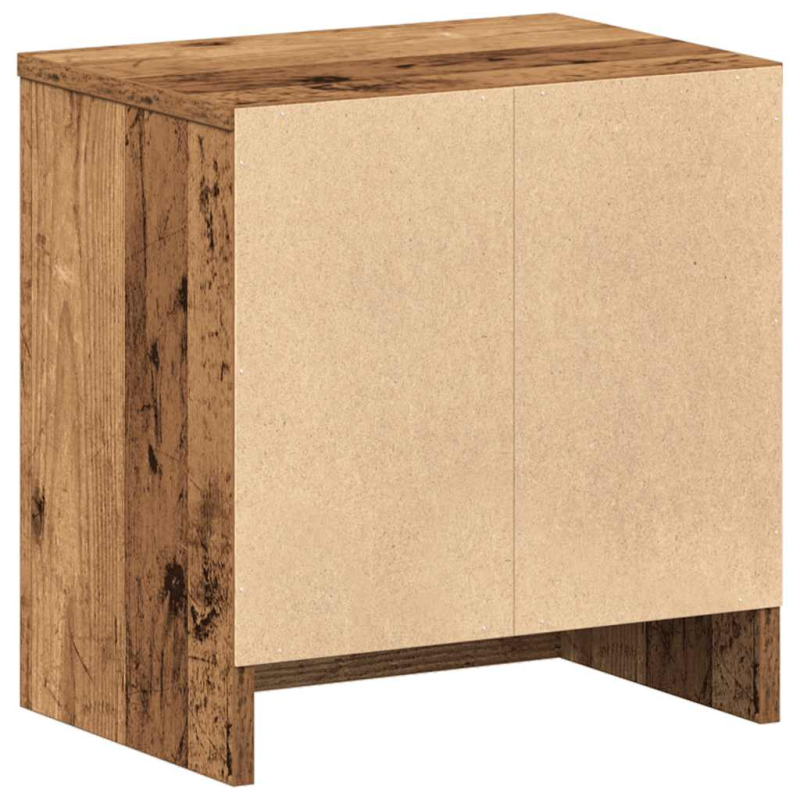 Nachttisch mit Schublade Altholz-Optik 39x28x41 cm
