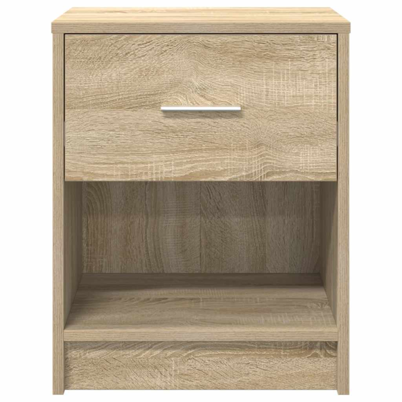 Nachttische 2 Stk. mit Schublade Sonoma-Eiche 40x34x50 cm