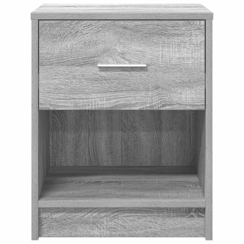 Nachttisch mit Schublade Grau Sonoma 40x34x50 cm