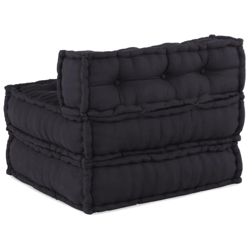 Pouf Modular Anthrazit 70x70x54 cm Stoff