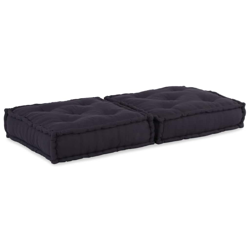 Pouf Modular Anthrazit 70x70x36 cm Stoff