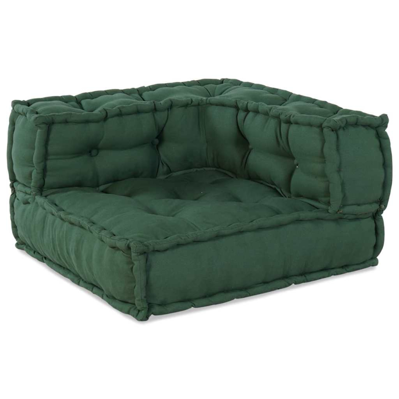 Pouf Modular Grün 70x70x54 cm Stoff