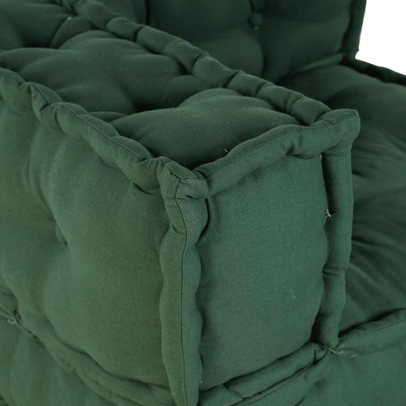 Pouf Modular Grün 70x70x54 cm Stoff