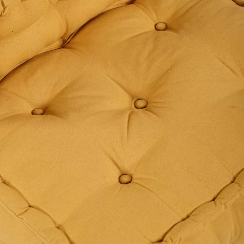 Pouf Modular Gelb 70x70x54 cm Stoff