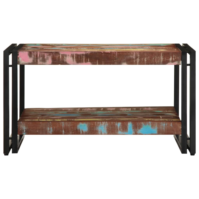 Couchtisch Mehrfarbig 70x50x38 cm Altholz Massivholz