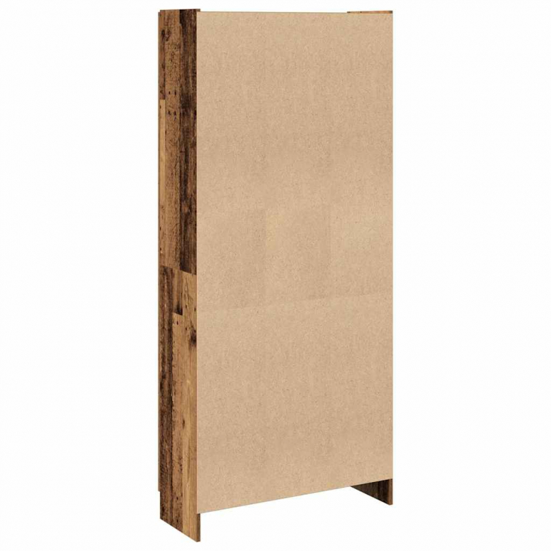 Highboard Altholz-Optik 82,5x30,5x185 cm Holzwerkstoff