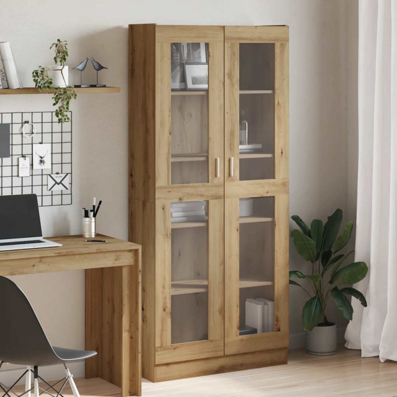 Highboard Artisan-Eiche 82,5x30,5x185 cm Holzwerkstoff