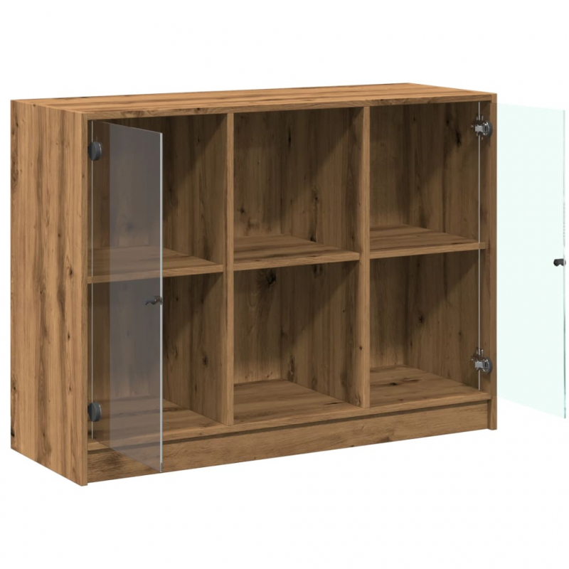 Sideboard Artisan-Eiche 102x37x75,5 cm Holzwerkstoff