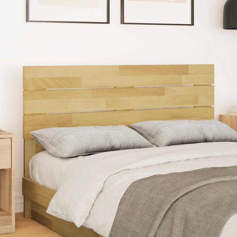 Kopfteil 120 cm Massivholz Eiche