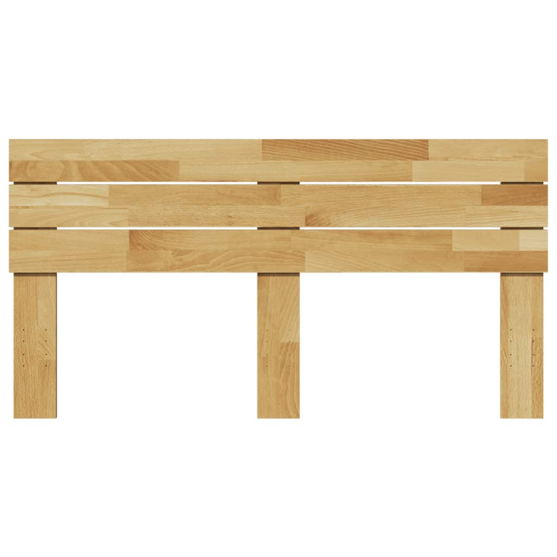 Kopfteil 135 cm Massivholz Eiche