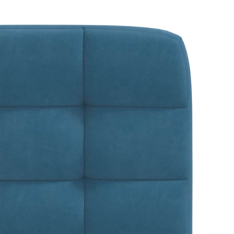 Esszimmerstühle 2 Stk. Blau Samt
