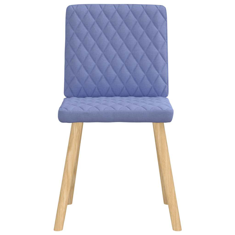 Esszimmerstühle 2 Stk. Jeansblau Stoff