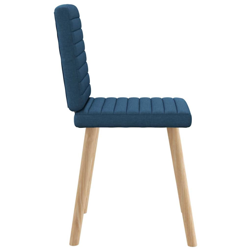 Esszimmerstühle 2 Stk. Blau Stoff