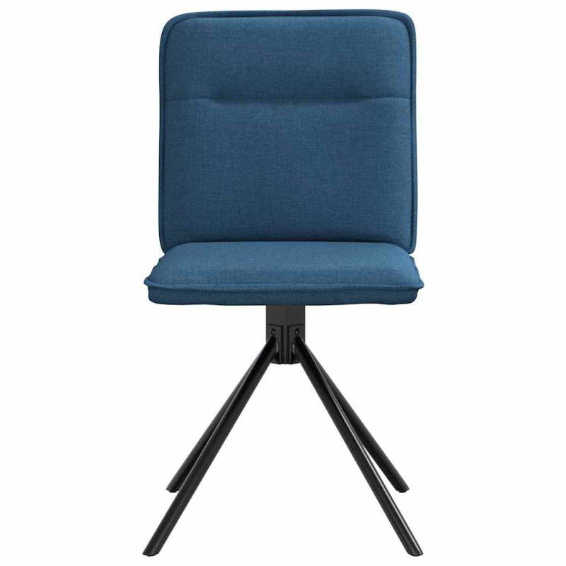 Esszimmerstühle 2 Stk. Blau Stoff