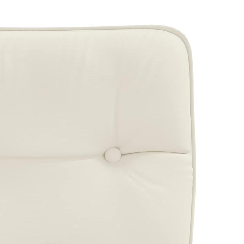 Esszimmerstühle 2 Stk. Creme Samt